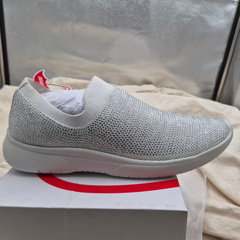 NEW Blondo Waterproof Women's Karen Sneaker, White Knit Size 11